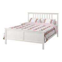 이케아 HEMNES 헴네스 침대프레임, 화이트 스테인 루뢰위 / 150x200cm (591.983.96)