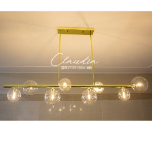 (led램프포함)맑고 영롱하게 빛나는 클라우디아 8등 포인트조명 인테리어 효과 만점