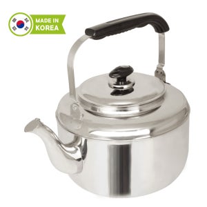 국내생산 클래식 인덕션 겸용 휘슬 주전자 4L, 6.6L, 8L, 10L / 직화 난로 물 끓이는 대용량 스텐