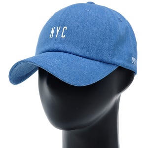 플릭앤플록 GCC24.루버 NYC 심플 볼캡 야구모자 커플 남성 여성