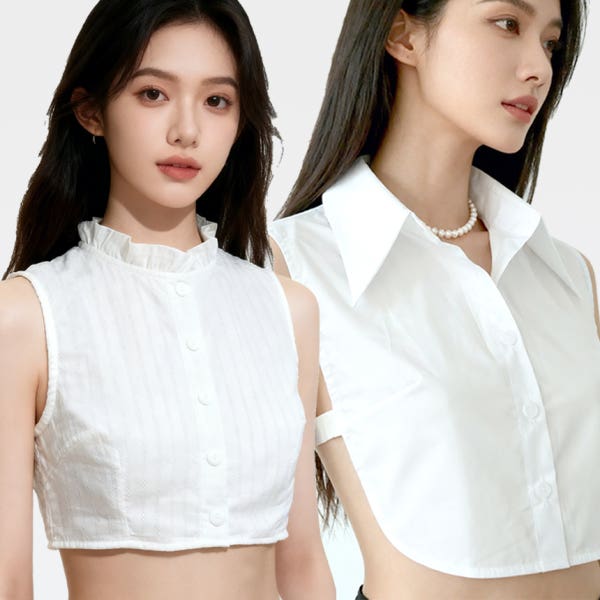 페이크카라 레이어드 넥카라 레이스케이프 8종