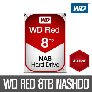 [WD정식인증점] WD RED PLUS 8TB WD80EFPX NAS서버HDD AS3년