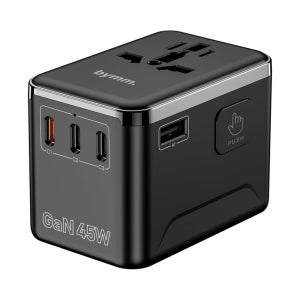 바이미니멀 여행용 멀티어댑터 GaN 45w 초고속 해외여행 돼지코