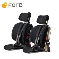 포브 보네떼 토들러 주니어 휴대용카시트 ISOFIX 안전벨트겸용 블랙 [선물6종]