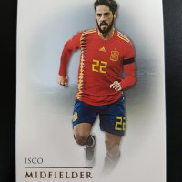 2018 Futera Unique Base Midfielder Isco 이스코 퓨테라 카드 F01-014