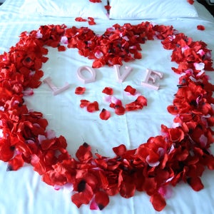 레드 블룸 / 이벤트용꽃잎 조화장미꽃잎