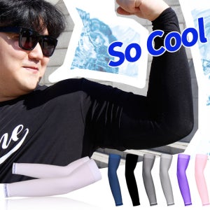도씨 쿨토시 여름 냉감 남성 골프팔토시 무봉제 아쿠아 자외선UV차단