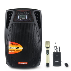 프로메인 MPS-120FC 블루투스앰프 스피커 휴대용 충전식 버스킹