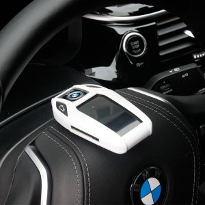 BMW G바디 디스플레이 하드 스마트 차 키 케이스 커버 X 3 4 5 7 6GT 시리즈