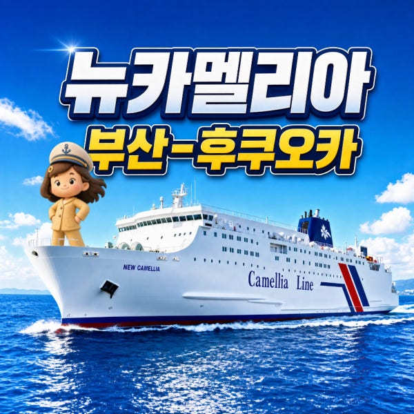 나의여행 부산 후쿠오카 배 뉴카멜리아 배편 예약 왕복 승선권 여행 카멜리아호