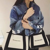 [BALENCIAGA] 발렌시아가 네이비(NAVY) 카바스 토트백 XS,S