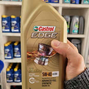 캐스트롤 edge 티타늄 5W40 합성 엔진오일 수입차 가솔린 BMW 미니 재규어 랜드로버