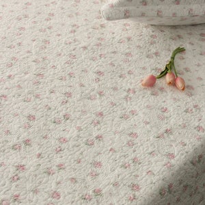 로즈 스프레드Q 퀸사이즈 침대 스프레드 베개세트 200x230