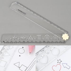 골든트리 접이식 자 30cm 접이식자 플라스틱자 도형자 문구자 학용품자 캐릭터자 30cm자