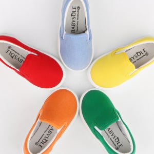 베이비솔 아기신발 유아 신발 키즈 운동화 여아 남아 슬립온 무지개