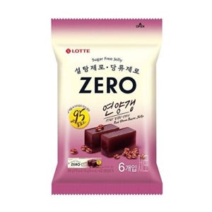 롯데 제로 연양갱 50g x 6개입