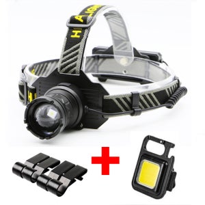 울트라코어 RJ9900 가벼운 모션센서 안전모 헤드랜턴 낚시 해루질 헤드램프