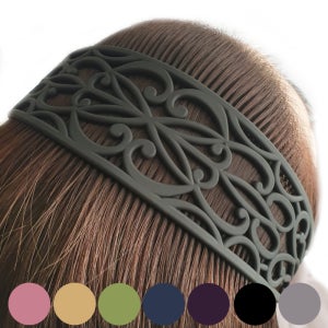 귀안아픈 와이드 헤어밴드 빗살 망사 여름 머리띠 여자 여성 KR40