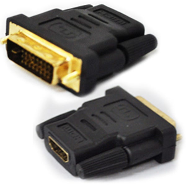 디옵텍 HDMI젠더 HDMI(F) to DVI(M) 변환젠더 PC 노트북 모니터 컨버터 연결 잭