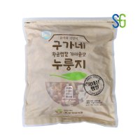 구가네식품 황금햅쌀 가마솥 맛 누룽지 3kg 국산 햅쌀로 만든 구수한 누룽지 탕