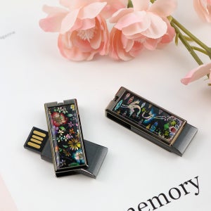 (수공예)나전 고용량 스윙 USB 메모리 16GB/선물로좋은나전칠기