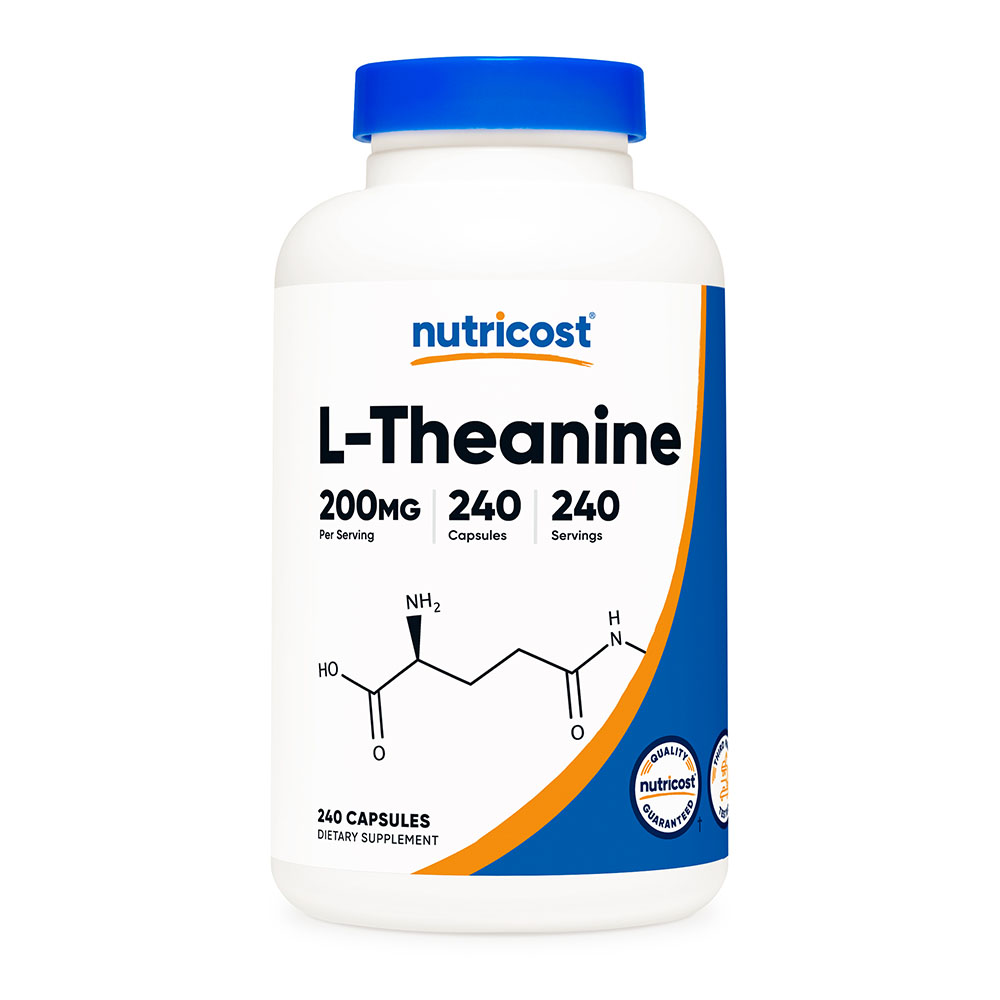 <b>뉴트리코스트</b> 엘<b>테아닌</b> L-<b>테아닌</b> 200mg 240캡슐 8개월분