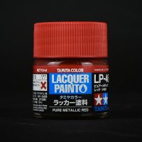 82146 타미야 병도료 락카 LP46 퓨어 메탈릭 레드┃TAMIYA LP-46 PURE METALLIC RED┃건담 건프라 프라모델 모델링 도색 도료 페인트