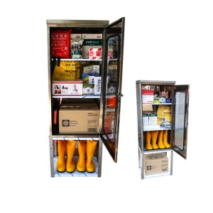 SD-CPPE A형세트 SUS형 화학물질안전검사용 보호구세트 14종안전용품 장외영향평가 유독물인허가 유해화학물질 화관법 화학물질관리법