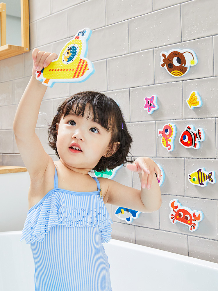 마이리틀타이거 목욕놀이 스티커 바다동물 30PCS 목욕장난감 물놀이