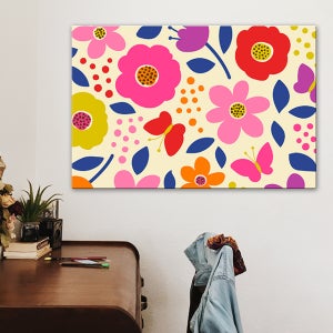 작가 일러스트그림 마리메꼬 스타일 대형패브릭액자 A 60x40