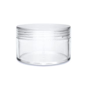 크림 150ml (1박스120개) 화장품 공병 슬라임통 원형 용기 PS 투명 (투명캡)