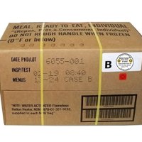 MRE 미군 밀리터리 전투식량 비상식량 Western Frontier MRE 2019 Inspection Date Meals Ready-to-Eat