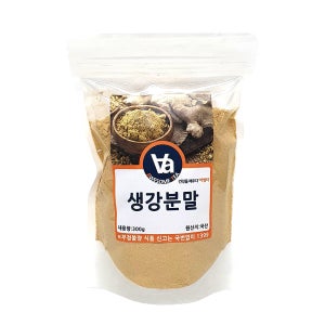 국산 생강 가루 분말 300g 1팩