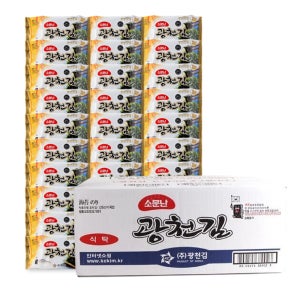 [광천김] 소문난 광천김 식탁김(소) 30봉 15g 30매 /재래식탁김