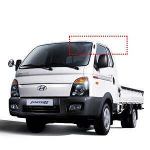 지엠지모터스 썬바이저 자동차 빗물받이 차량용 햇빛가리개 일반 포터2