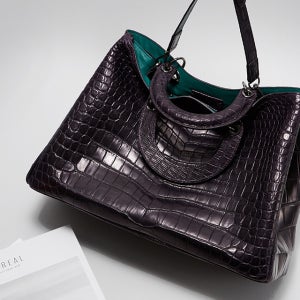 크리스탈렌 악어백 루이스 36 (Lewis) 악어가죽가방 빅백