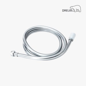 대림바스 디클린 물때가 끼지 않는 PVC 샤워호스 2M 실버