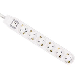 써보니 접지 스위치 부착 6구 3M 멀티탭 M-1263