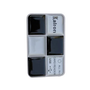 칼론 KR-620 sdhc 마이크로sd 올인원 멀티카드리더기 블랙