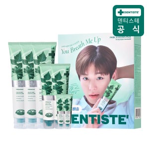 덴티스테 플러스화이트 프로 치약 기획팩 200g 3개 + 60g 2개 + 20g 2개 불소 입냄새제거