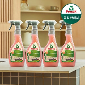 프로쉬 다목적 자몽 기름때 클리너 500ml, 4개