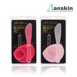 안스킨 선물세트/팩도구/고무팩/고무볼/계량컵/스파츌라/모델링팩/마사지도구/미용도구/미용소품