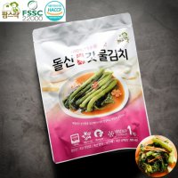 [팜스락]삼채 갓물김치 1kg 전라도 여수 돌산 라면맛집 돌갓 청갓 묵은 김치 당일 택배