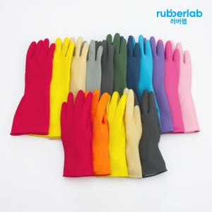 러버랩 공동구매 대용량 국내산 라텍스 팔목 손목 컬러고무장갑