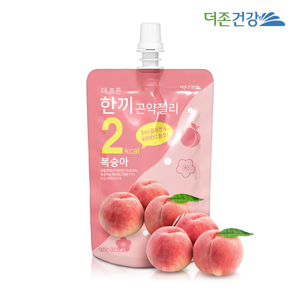 더존건강 복숭아 한끼 곤약젤리