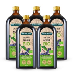 프리미엄로사 유기농 아로니아 원액 100% 건강즙 500ml 5병