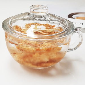 미라스 전자렌지용기 뚜껑 씨리얼볼 시리얼 내열유리그릇 요거트 디저트볼