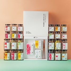 유기농 3종 꽃차세트(당아욱 메리골드꽃차 목련 아카시아 벚꽃)