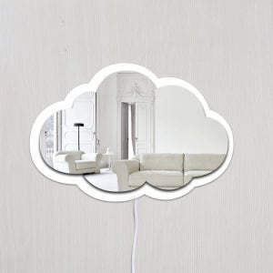 비상 아트 뭉게뭉게 구름 미러 LED