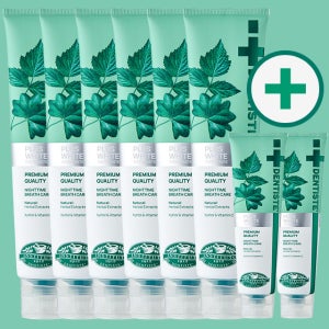 덴티스테 뉴플러스화이트 나이트타임 치약 세트 200g, 6개